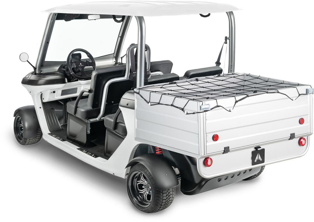 Cart elettrico 4 posti luxury omologato per il trasporto di ospiti e bagagli